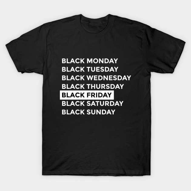 Black Friday T-Shirt by Design301